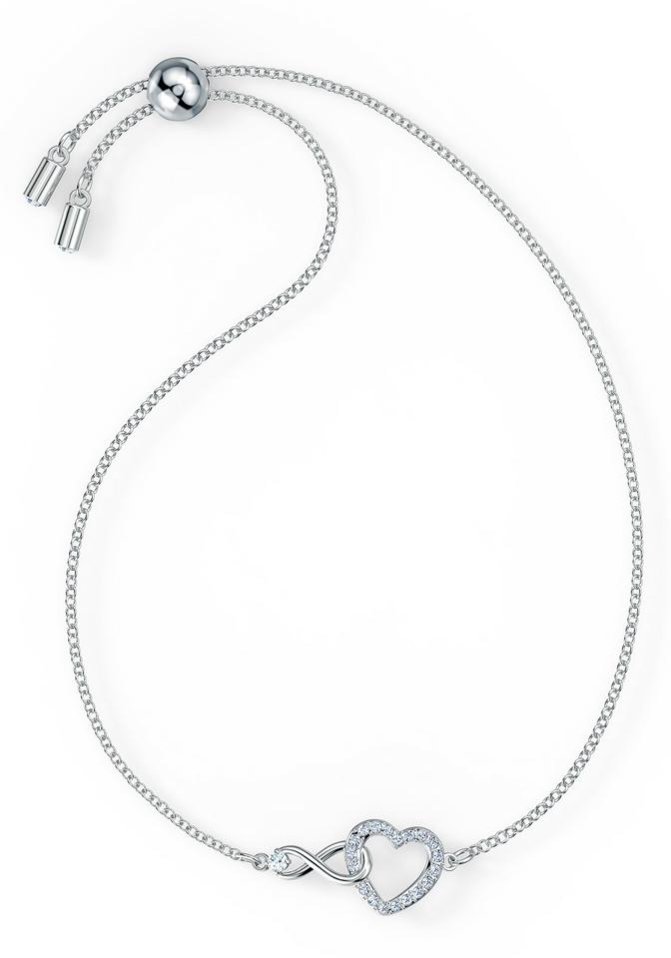 Swarovski Brățară 'Hyperbola' argintiu