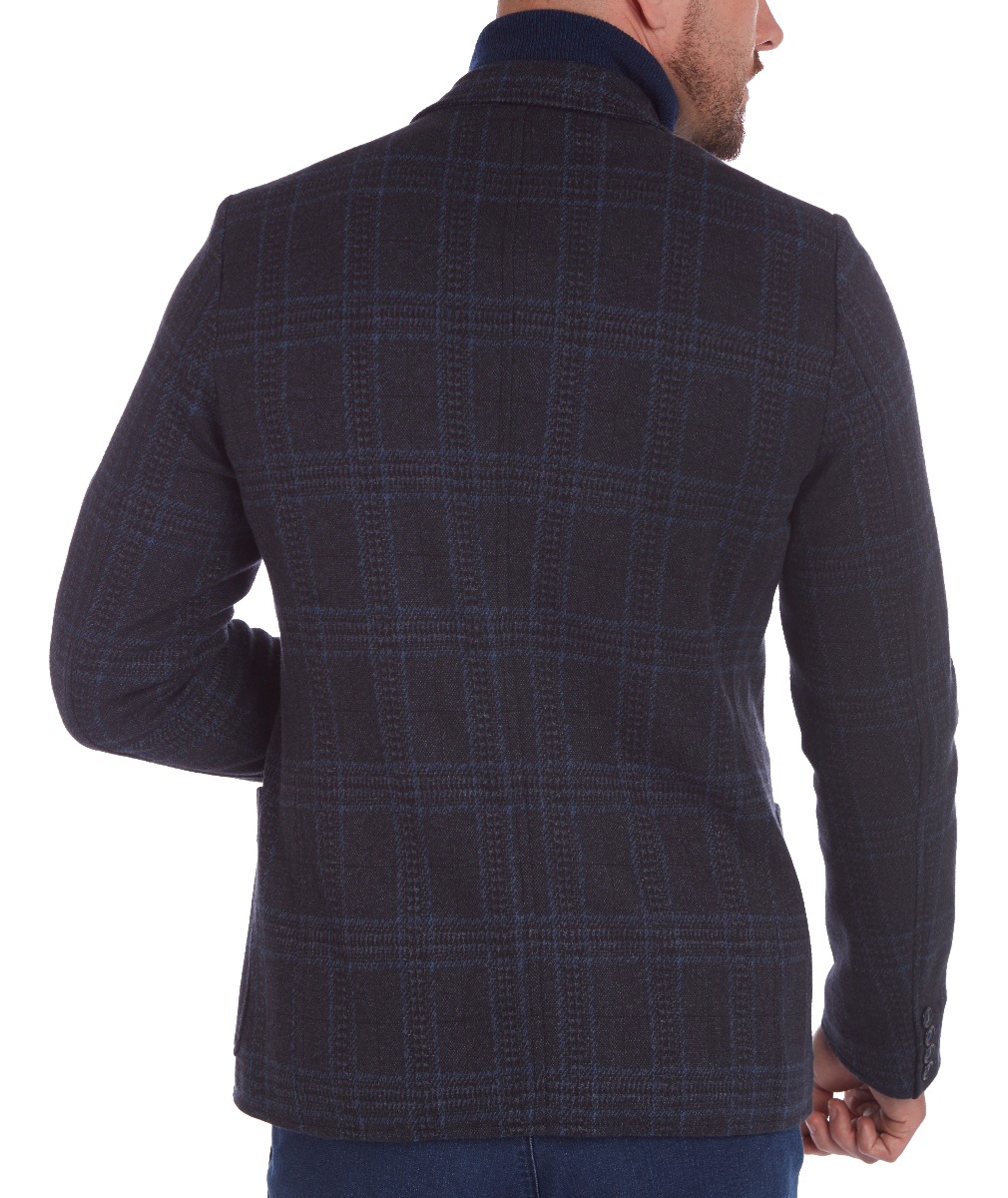 Sacou bărbaț W. Wegener Jack-Jersey 6754 albastru