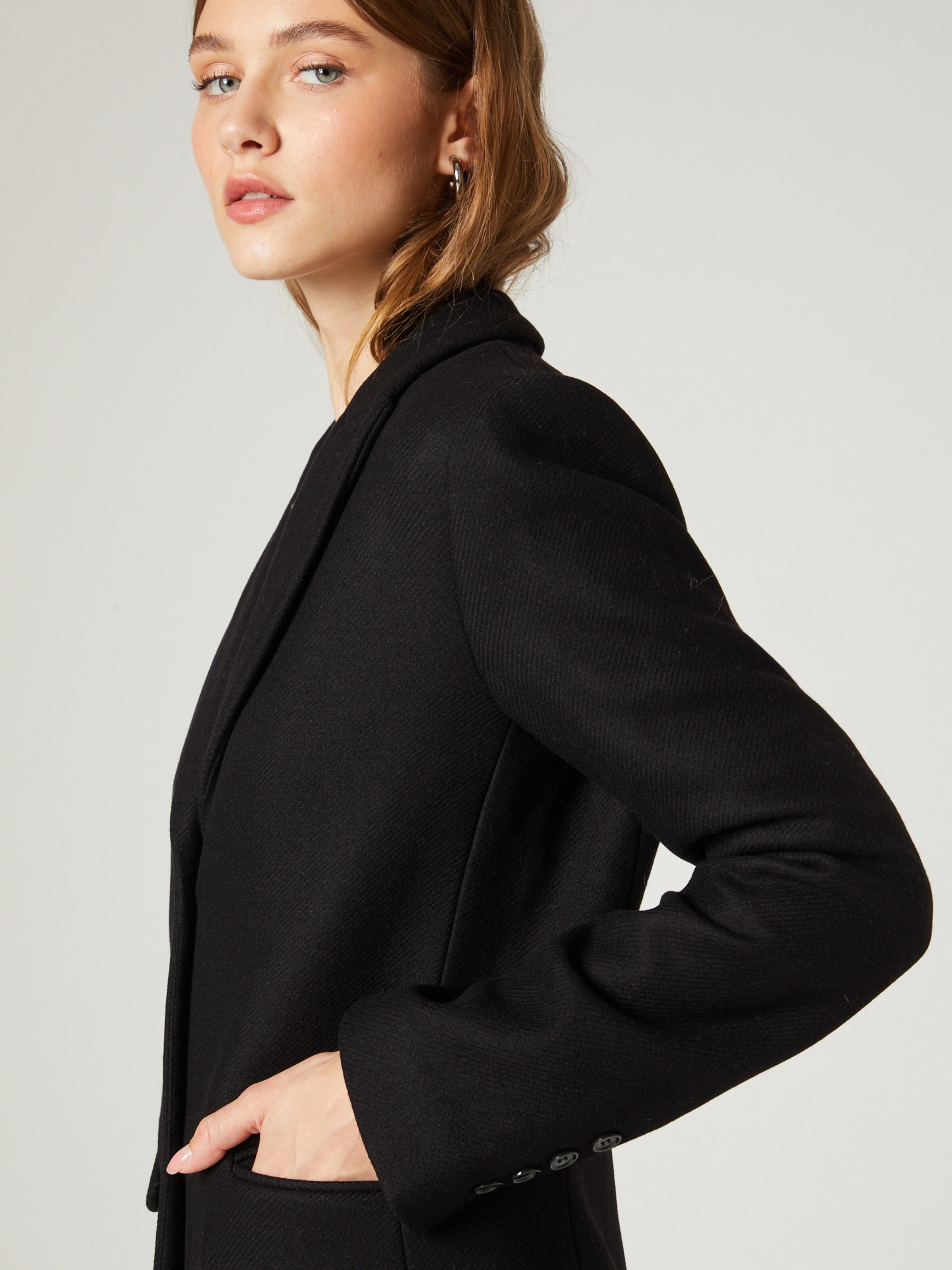 Guido Maria Kretschmer Women Palton de primăvară-toamnă 'Viola' negru