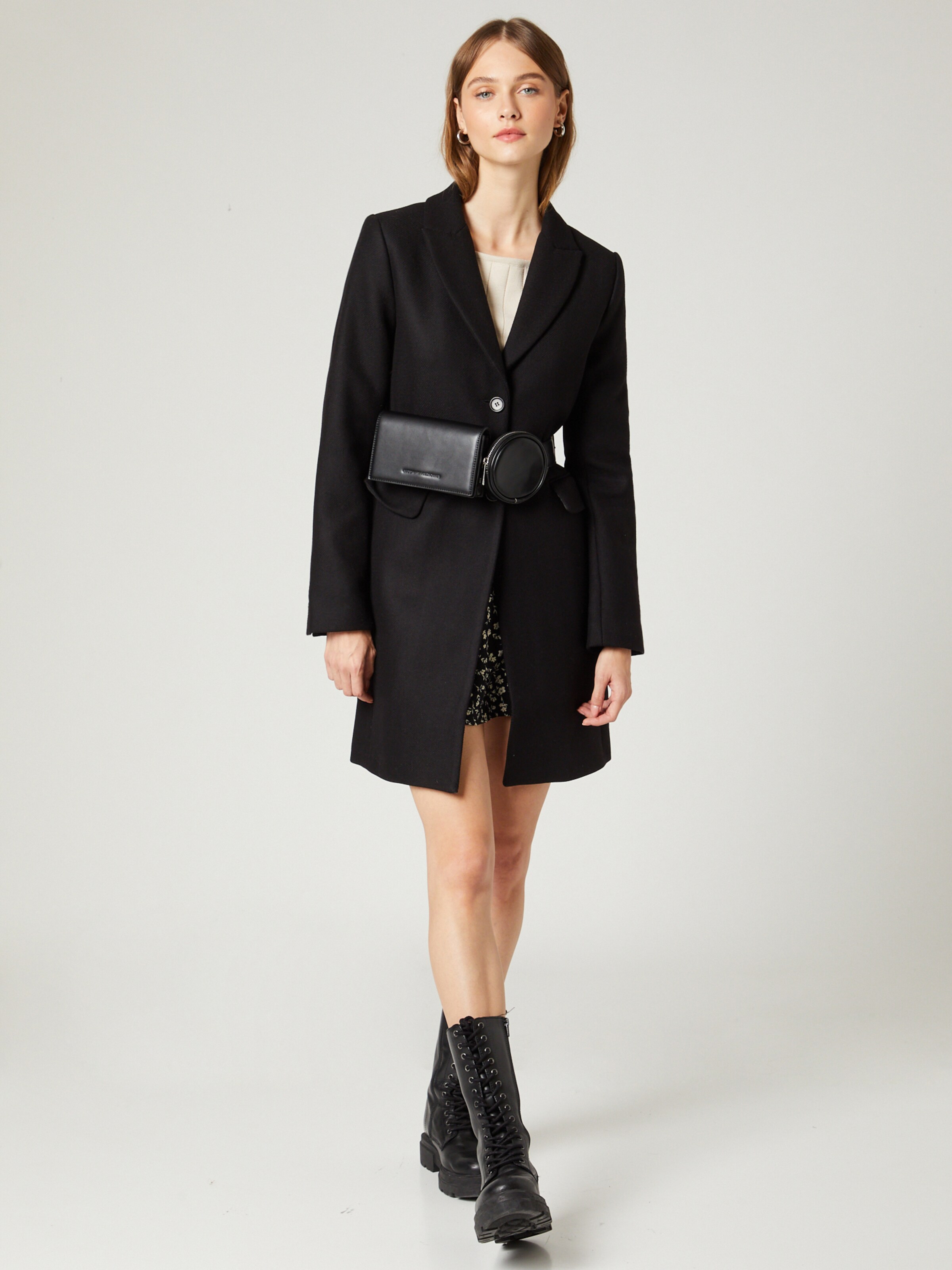 Guido Maria Kretschmer Women Palton de primăvară-toamnă 'Viola' negru