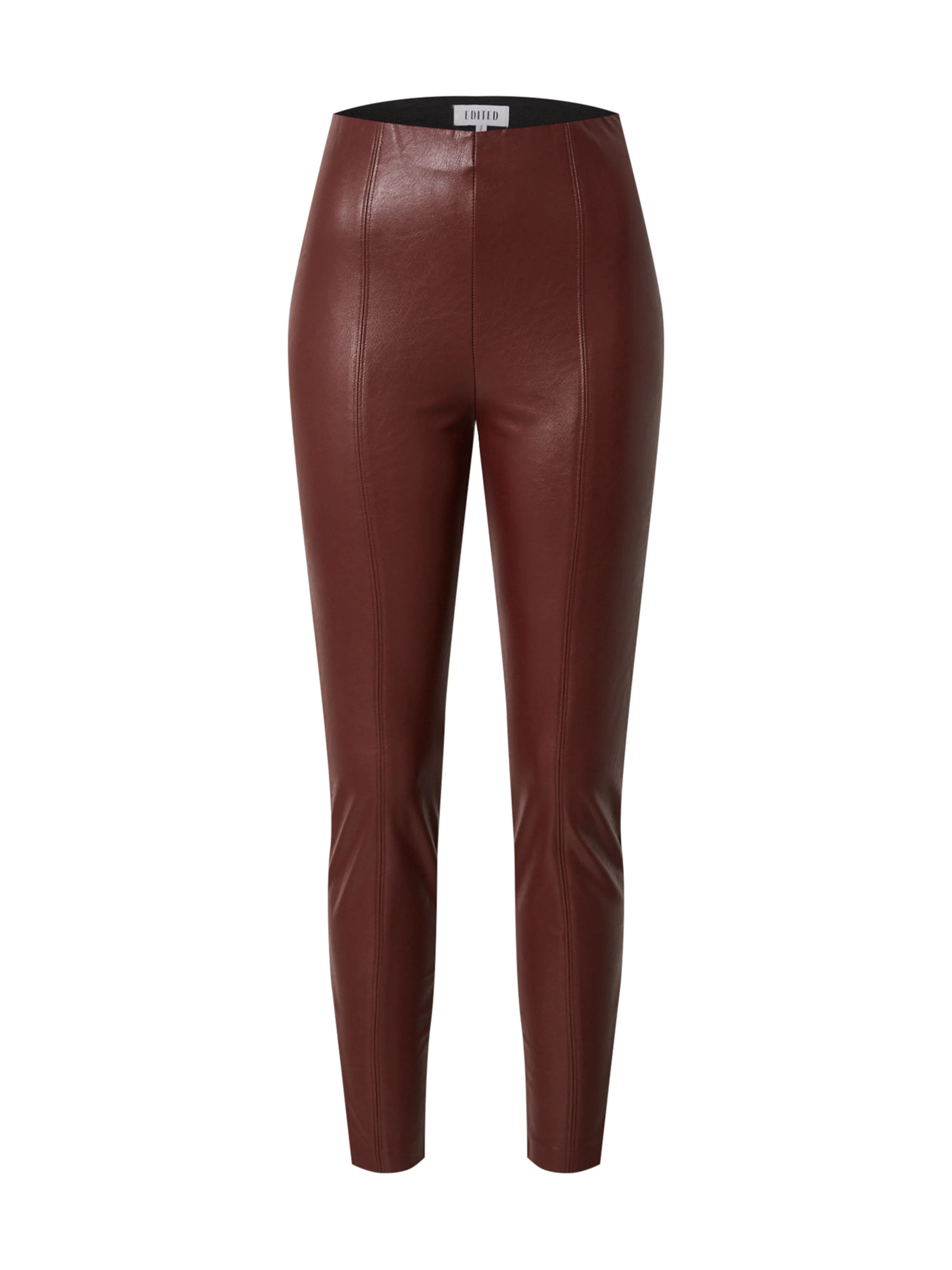 EDITED Leggings 'Teresa' roșu burgundy