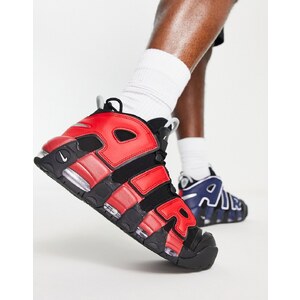 Nike Air More Uptempo Trainers In Black Red And Navy Glami Ro