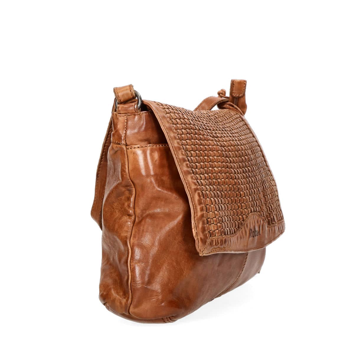 Robel geantă din piele pentru femei - coniac