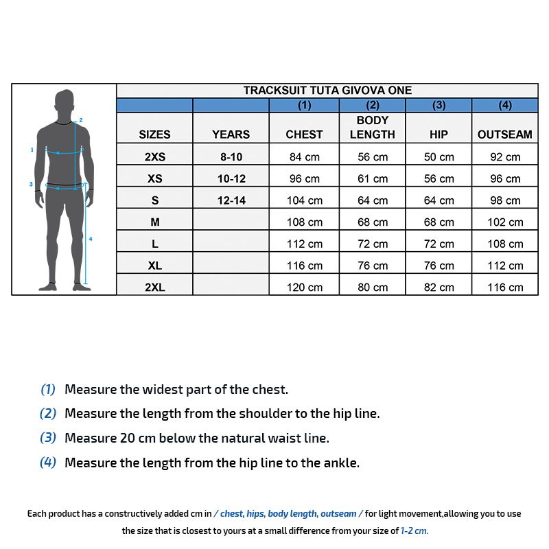 Trening Copii GIVOVA Tuta Givova One 0304