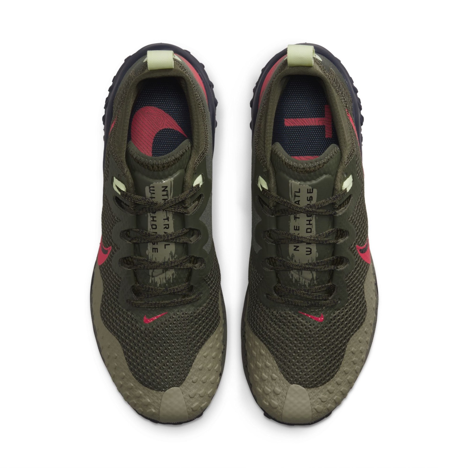 nike wildhorse 7 light army cargo khaki bright crimson black