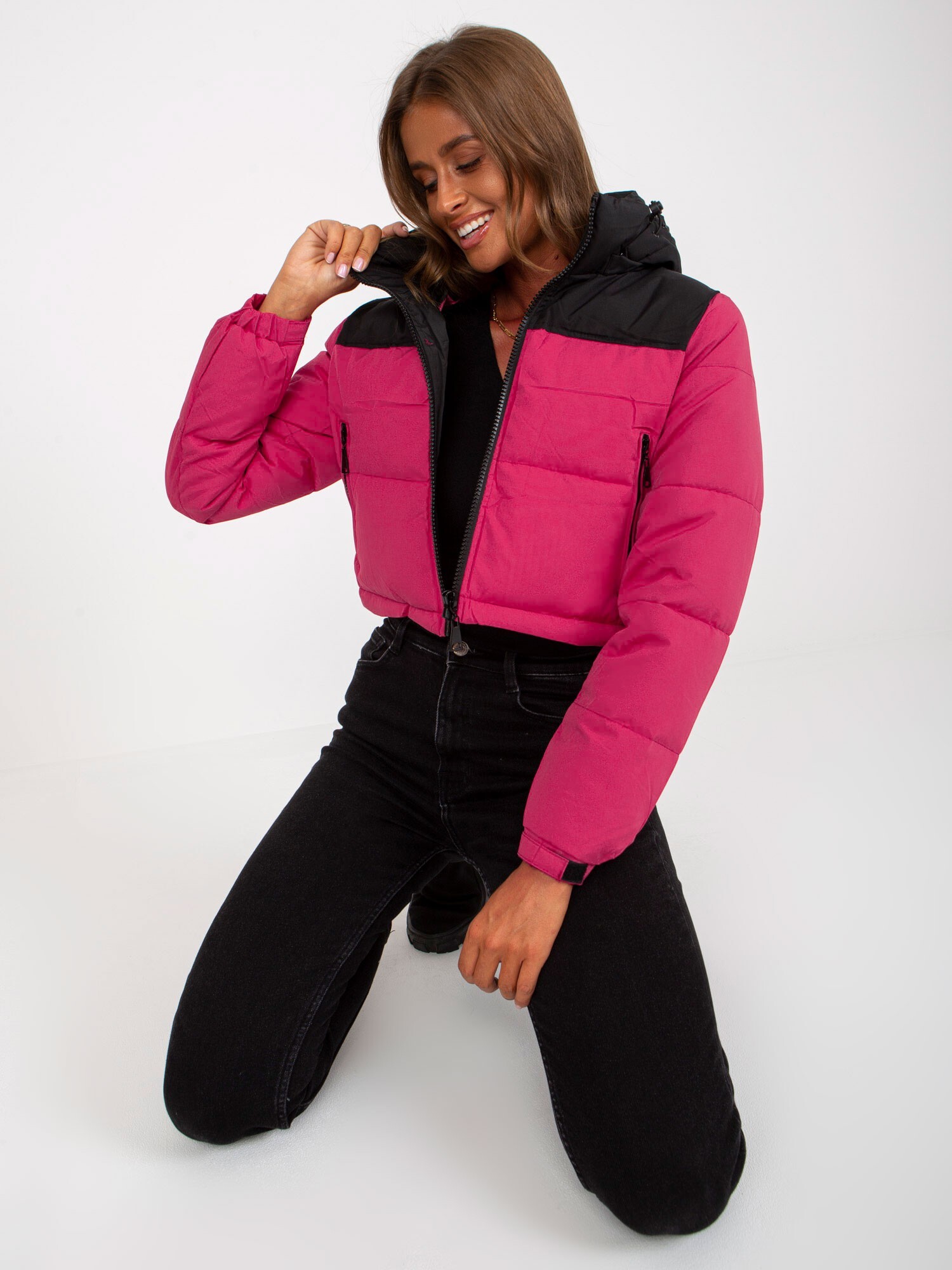 Honey Winter Jacket-NM-KR-D2-3825.73P-black-red