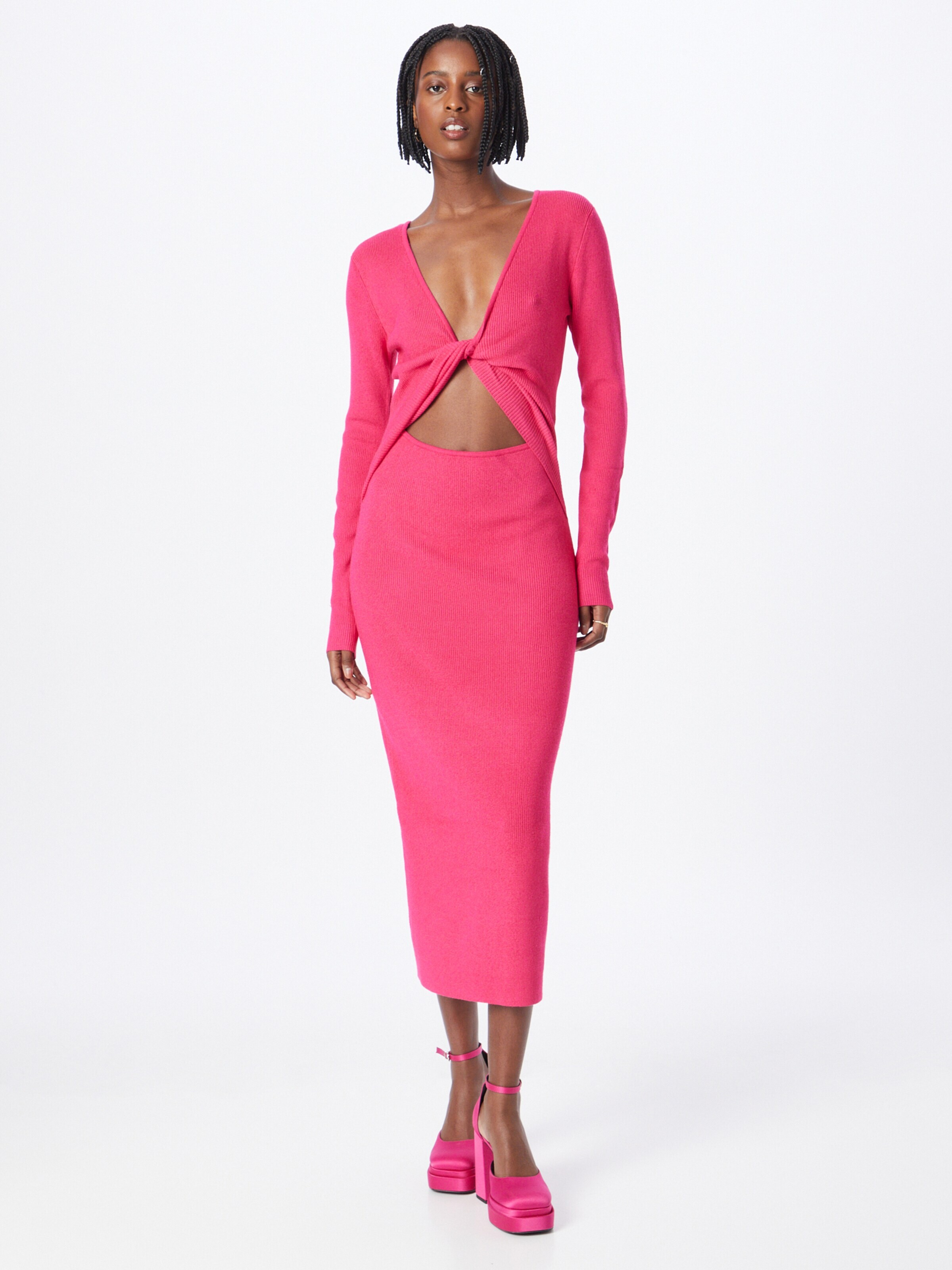 BZR Rochie tricotat 'Lela Jenner' roz