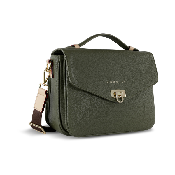 Geanta dama, bugatti, seria Ella, 496634, verde olive