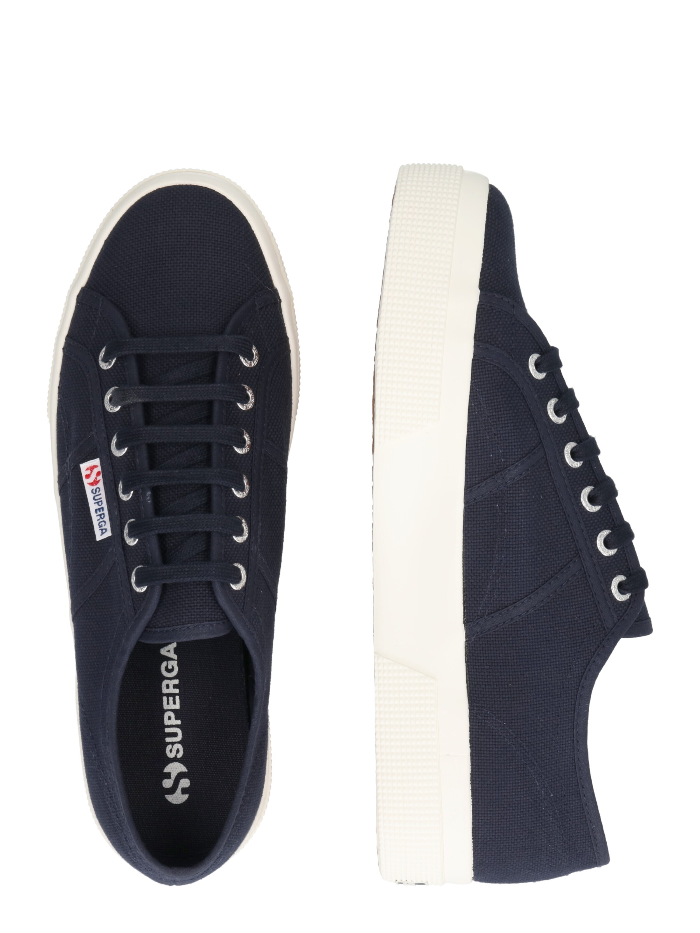 SUPERGA Sneaker low bleumarin / alb