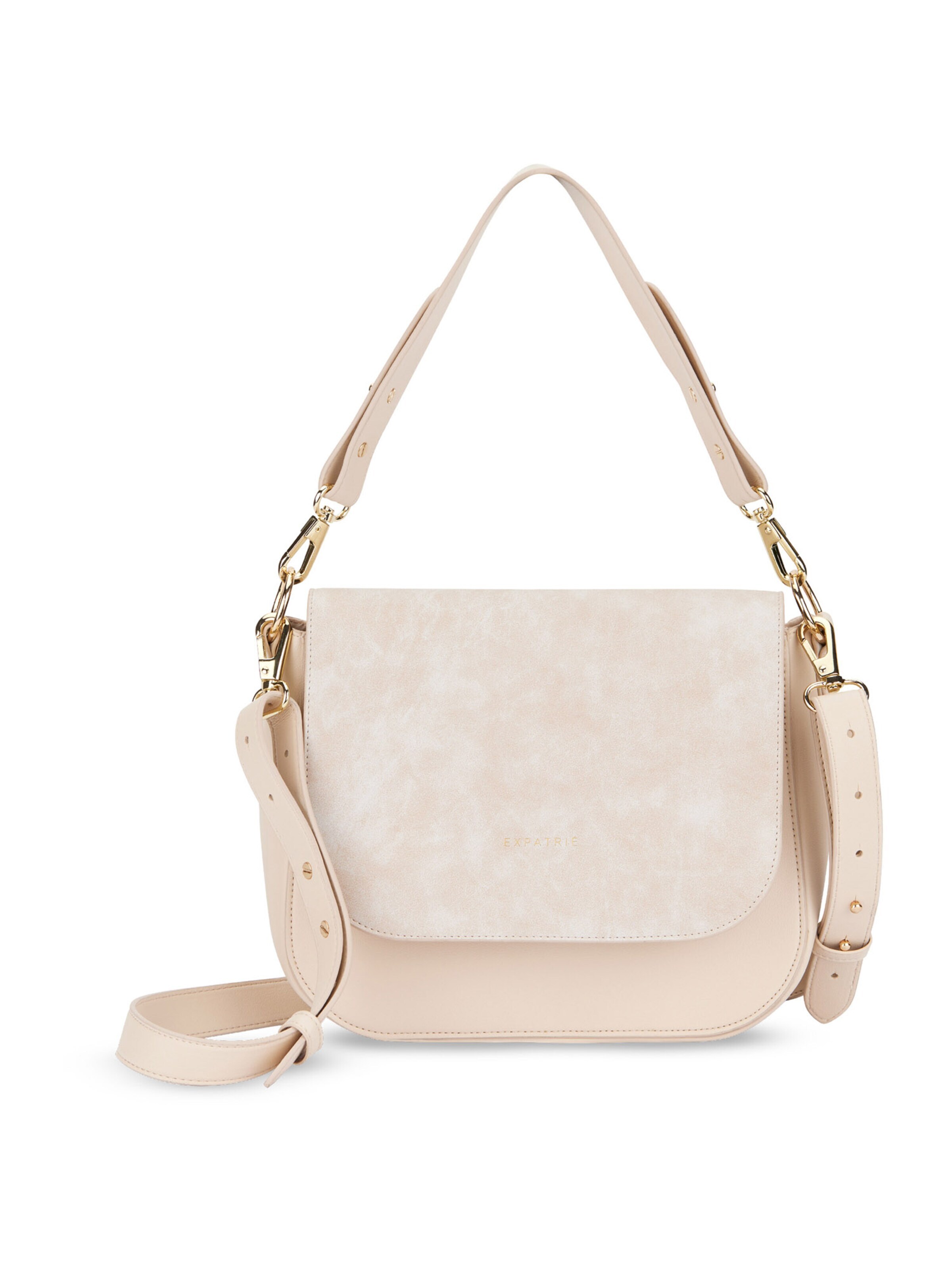 Expatrié Geantă de umăr 'Louise Large' culoarea pielii / bej deschis