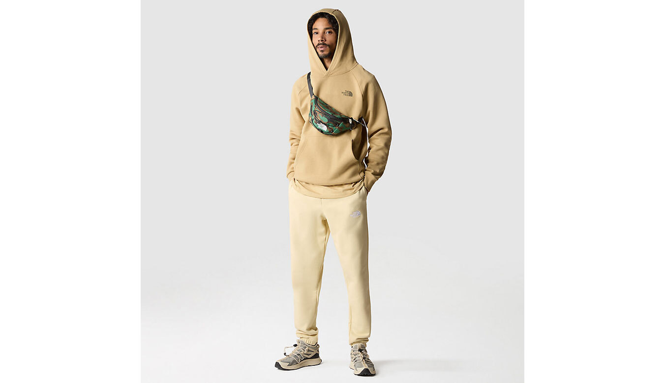 The North Face M Raglan Red Box Hoodie Bărbați - Hanorace și bluze cu glugă The North Face - Maro deschis - NF0A2ZWULK5-S