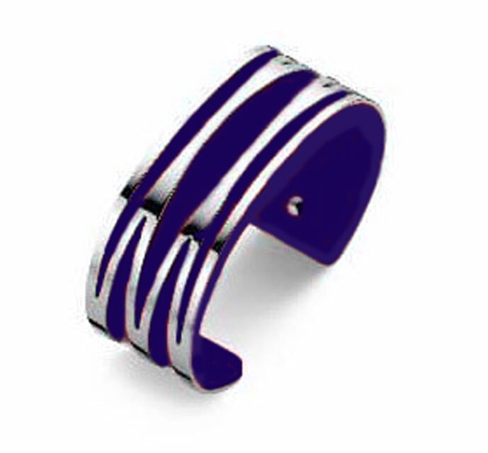 Victoria Brățară argintie cu model albastru