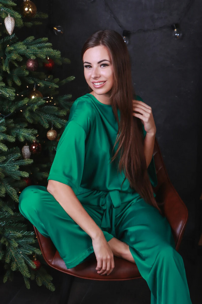 Lace is more Pijama dama cu bluza si pantalon lung din satin fin