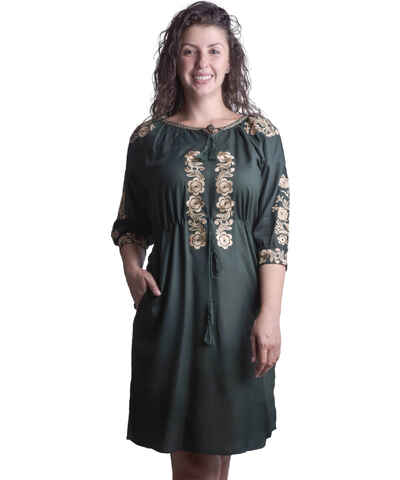 Rochii femei Portul Romanesc, negre, de primăvară, elegante, cu ...