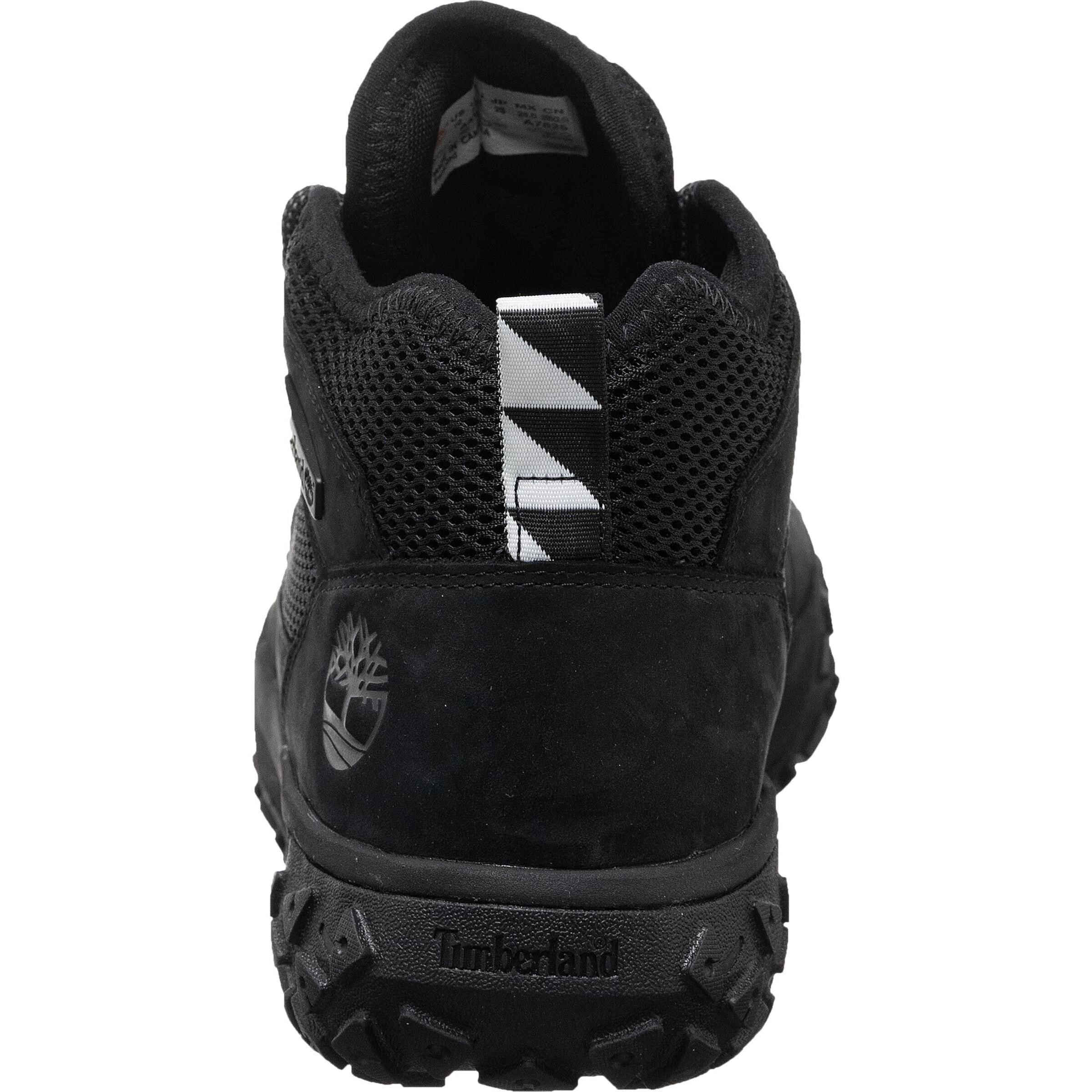 TIMBERLAND Bocanci cu șireturi 'Greenstride Motion 6' negru / alb