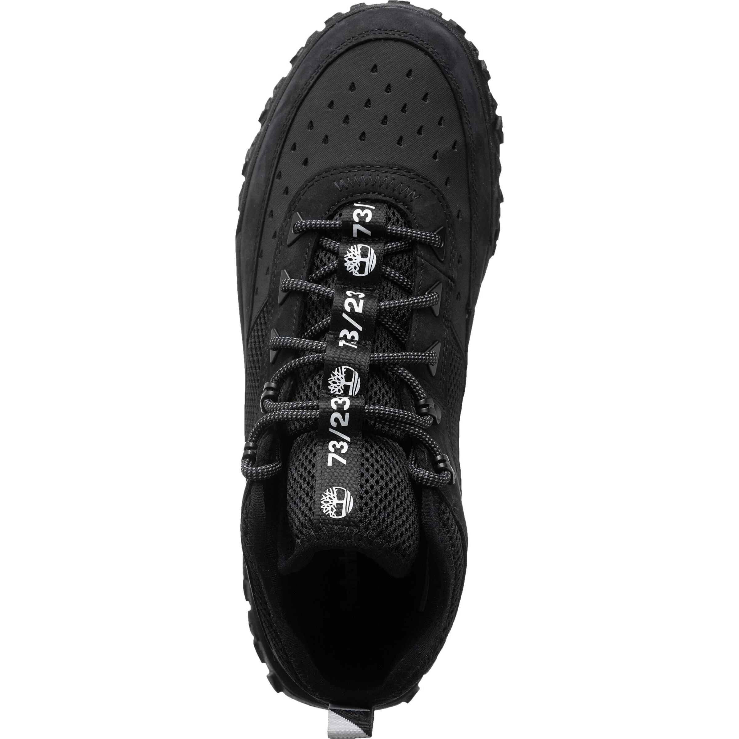TIMBERLAND Bocanci cu șireturi 'Greenstride Motion 6' negru / alb