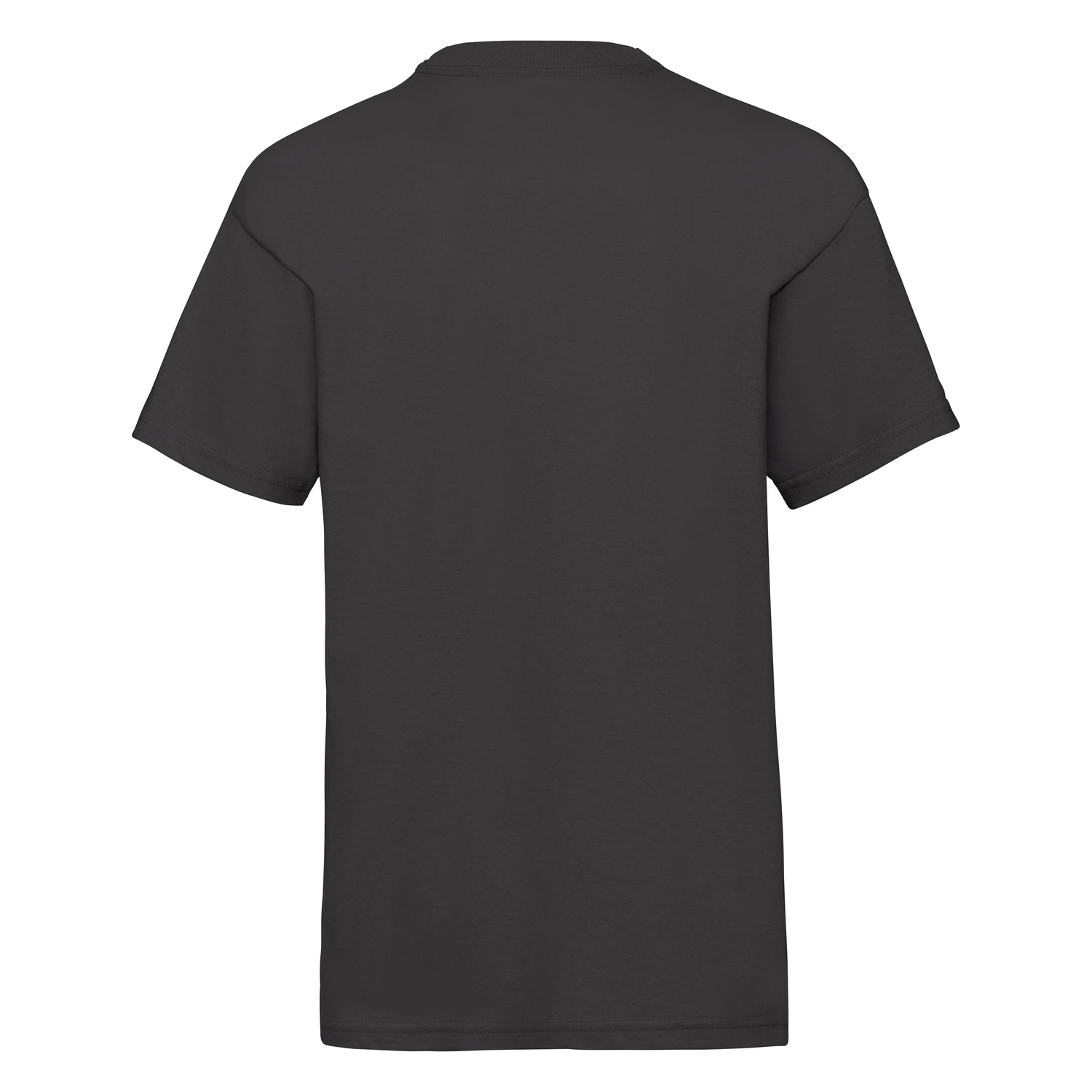 Black Fruit of the Loom Cotton T-shirt