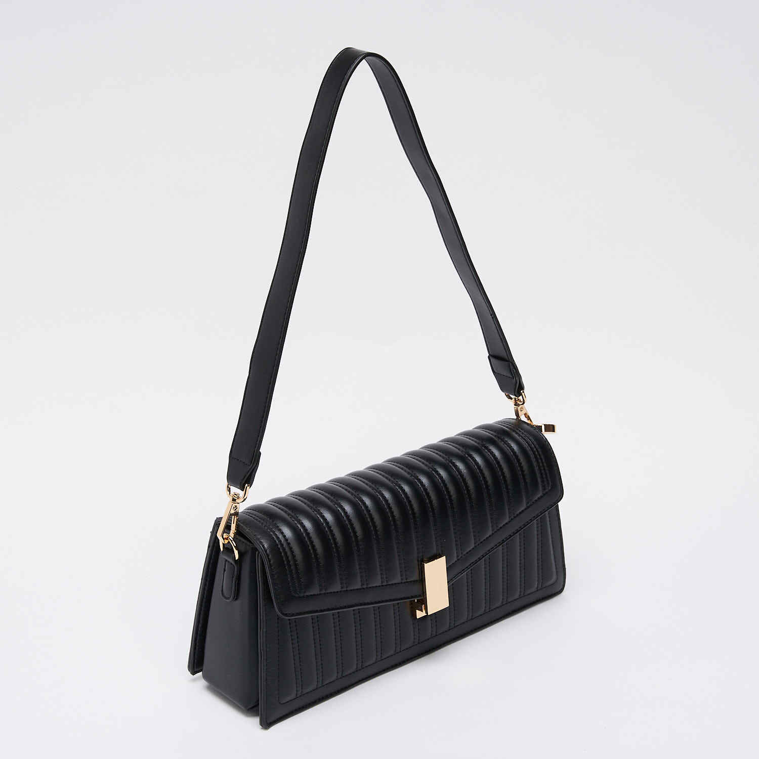 Diana & Co Mini-Geanta City Neagra Matlasata