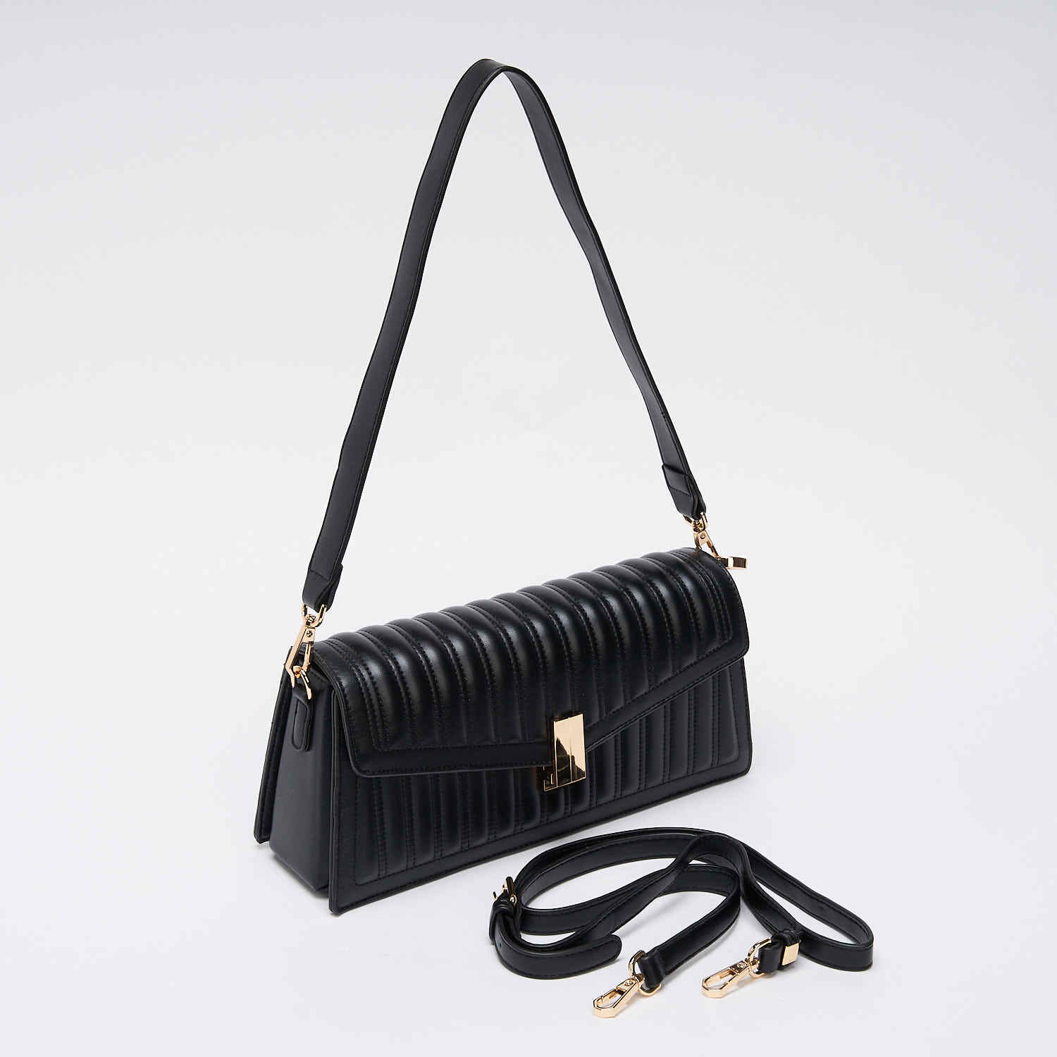 Diana & Co Mini-Geanta City Neagra Matlasata