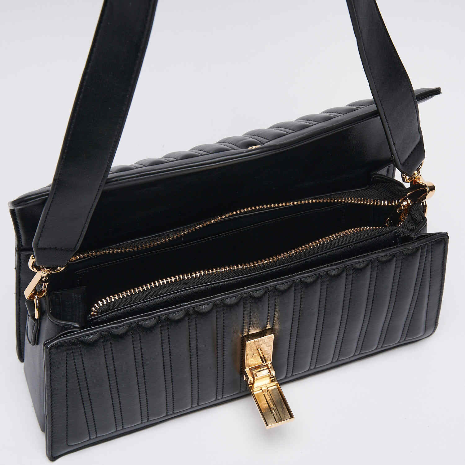 Diana & Co Mini-Geanta City Neagra Matlasata