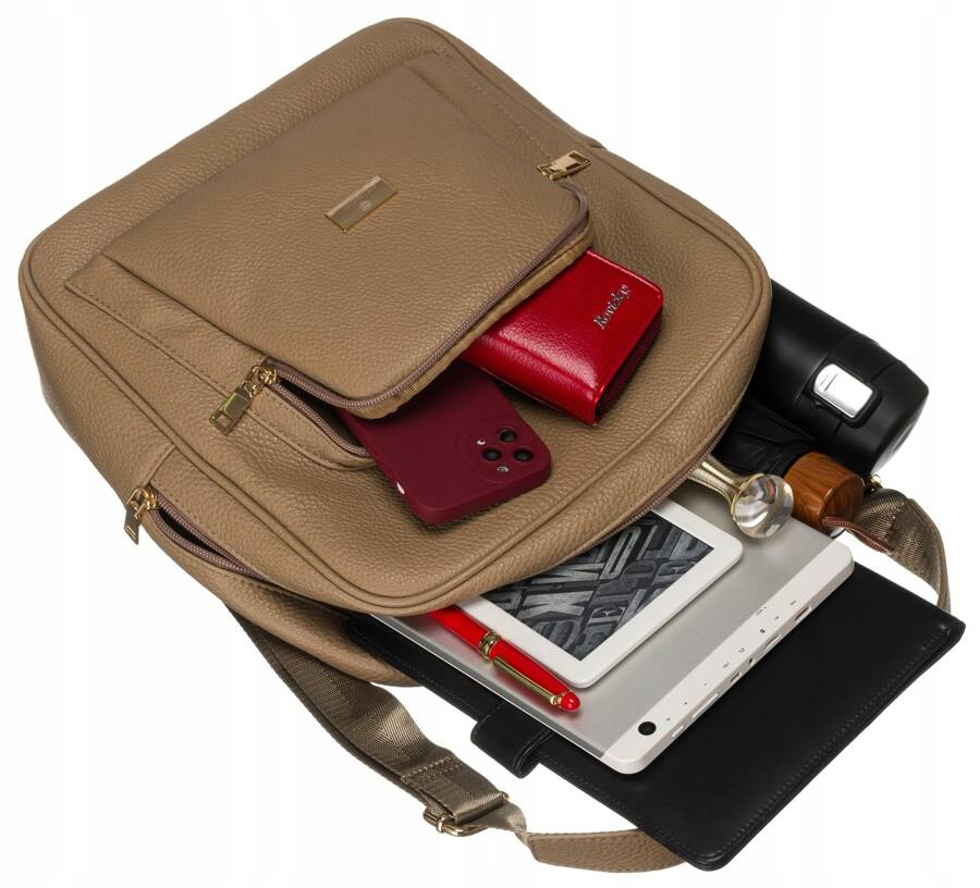 Rucsac incapator de dama din piele ecologica - Peterson PTR-PTN PL-29601-6085 BE