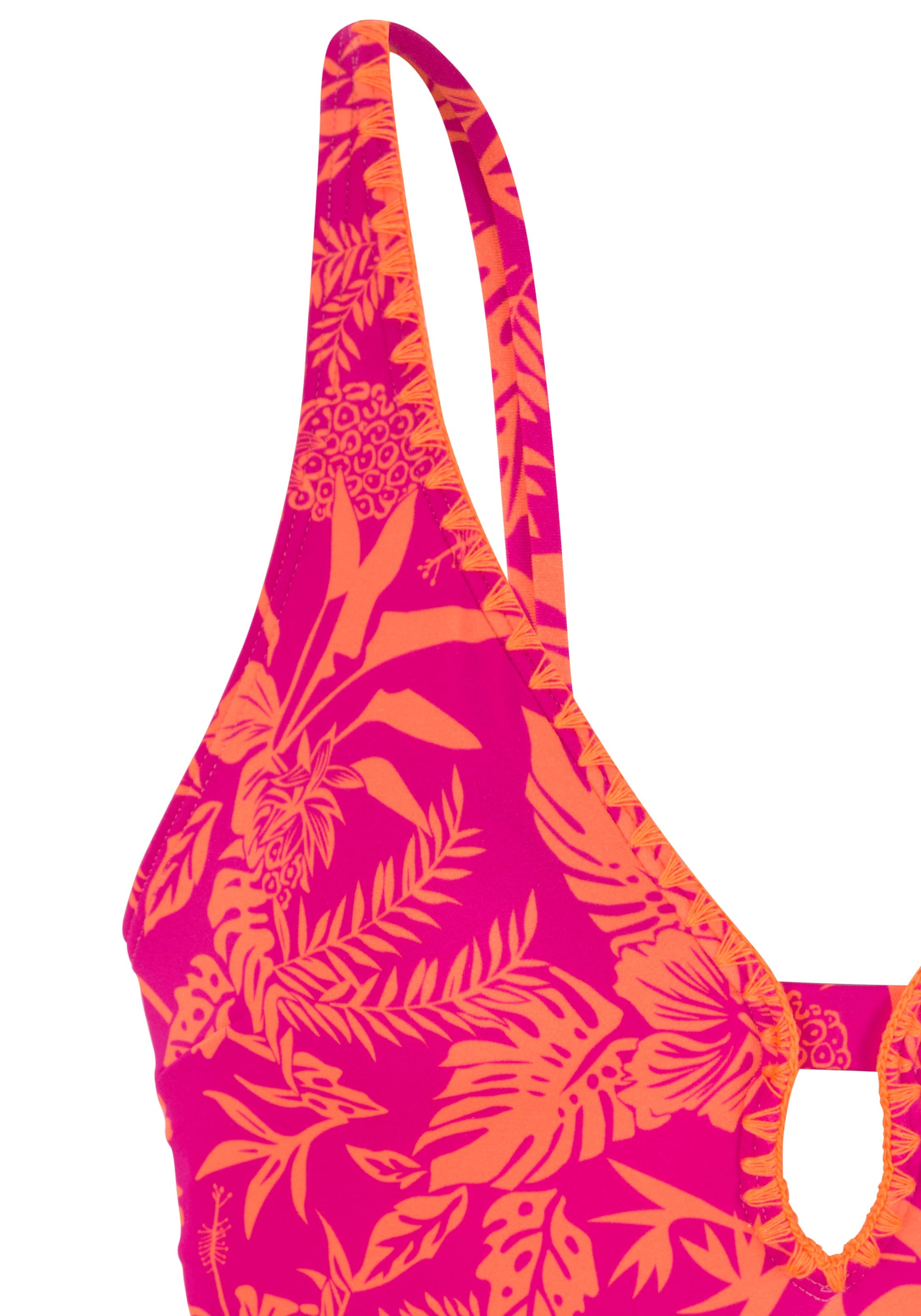 VENICE BEACH Costum de baie întreg portocaliu / roz