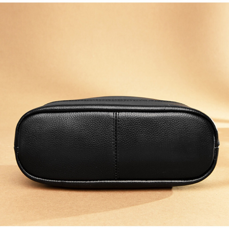 Geanta dama JERMYN'S Ancona din piele naturala neagra