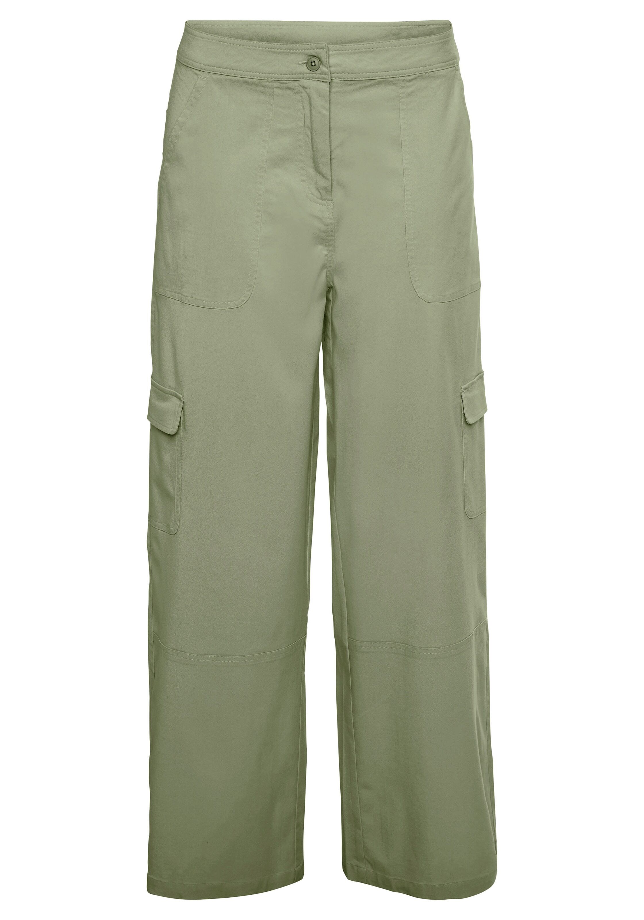 BUFFALO Pantaloni cu buzunare verde kiwi
