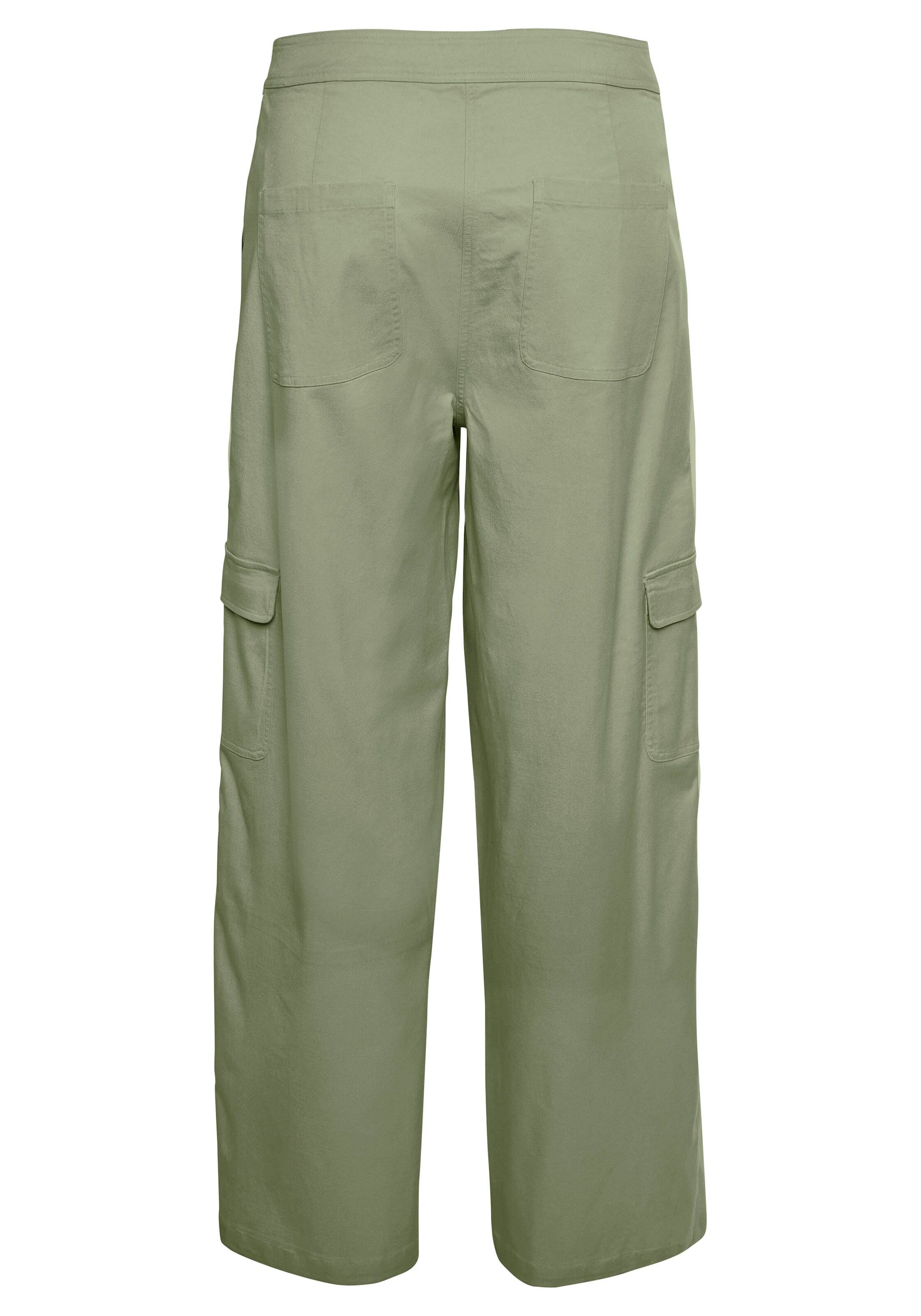 BUFFALO Pantaloni cu buzunare verde kiwi