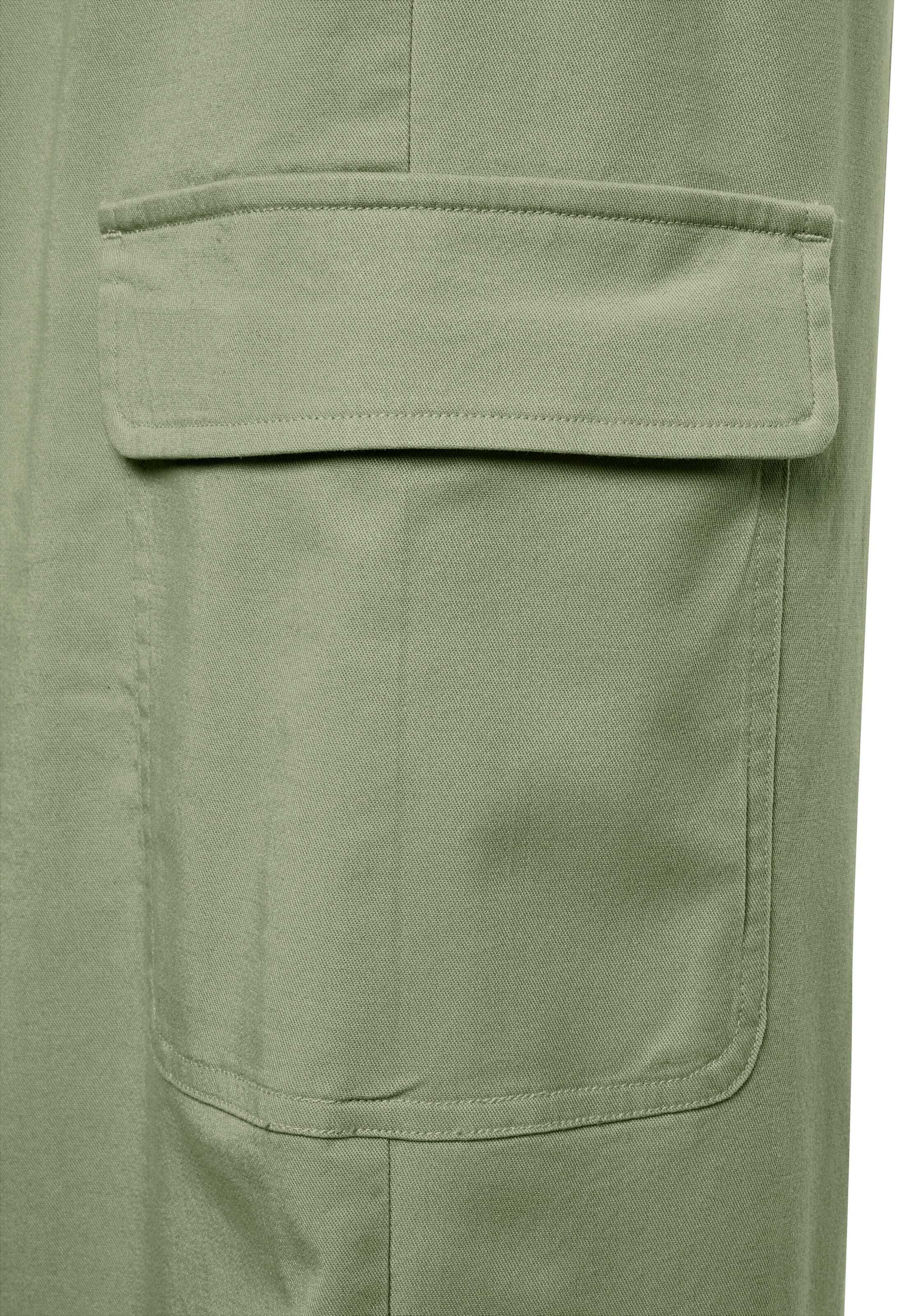 BUFFALO Pantaloni cu buzunare verde kiwi