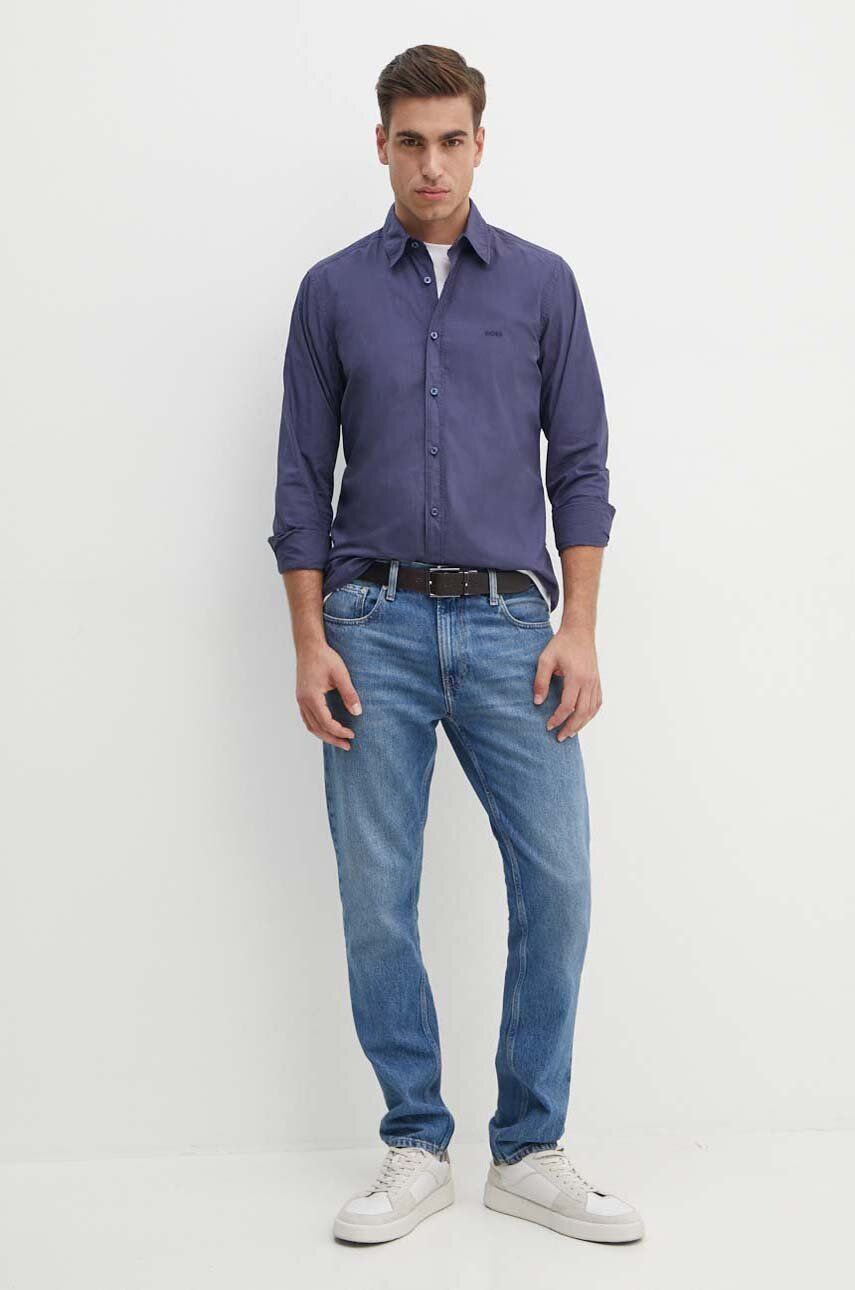 BOSS Orange cămașă din bumbac