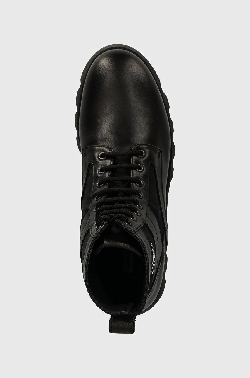 Karl Lagerfeld bocanci de piele Terra