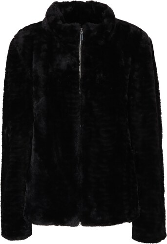 Jachetă neagră blană sintetică Dorothy Perkins GLAMI.ro