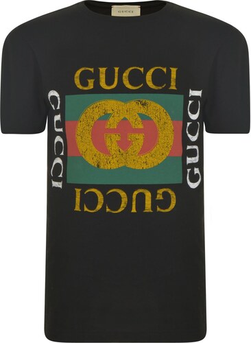 Gucci Fake Print T Shirt - GLAMI.ro
