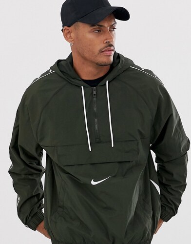 black nike swoosh hoodie