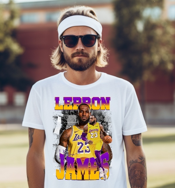 Malfini Tricou personalizat pentru barbati NBA Lebron JAMES - Baschet