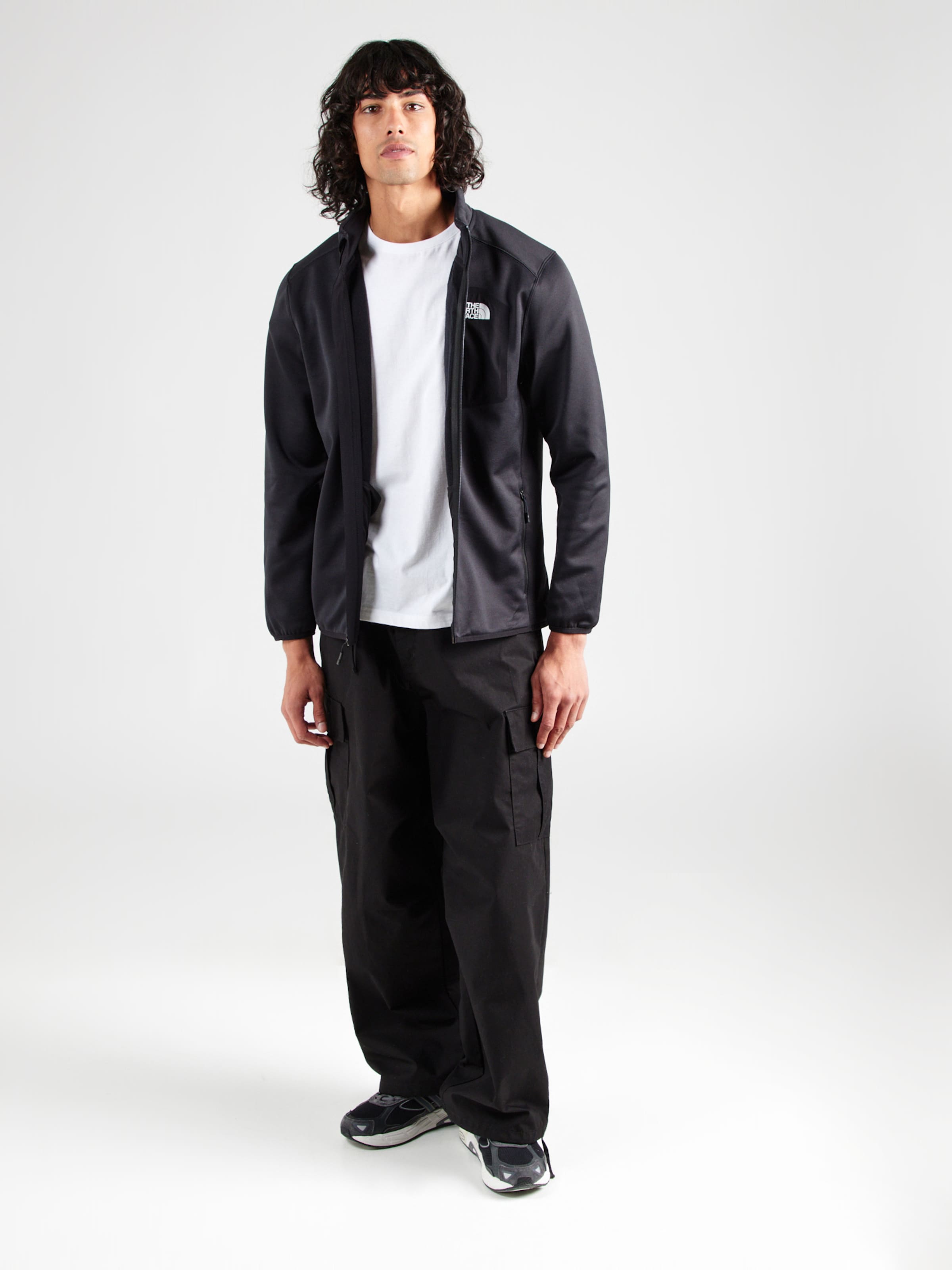 THE NORTH FACE Jachetă fleece funcțională negru / alb