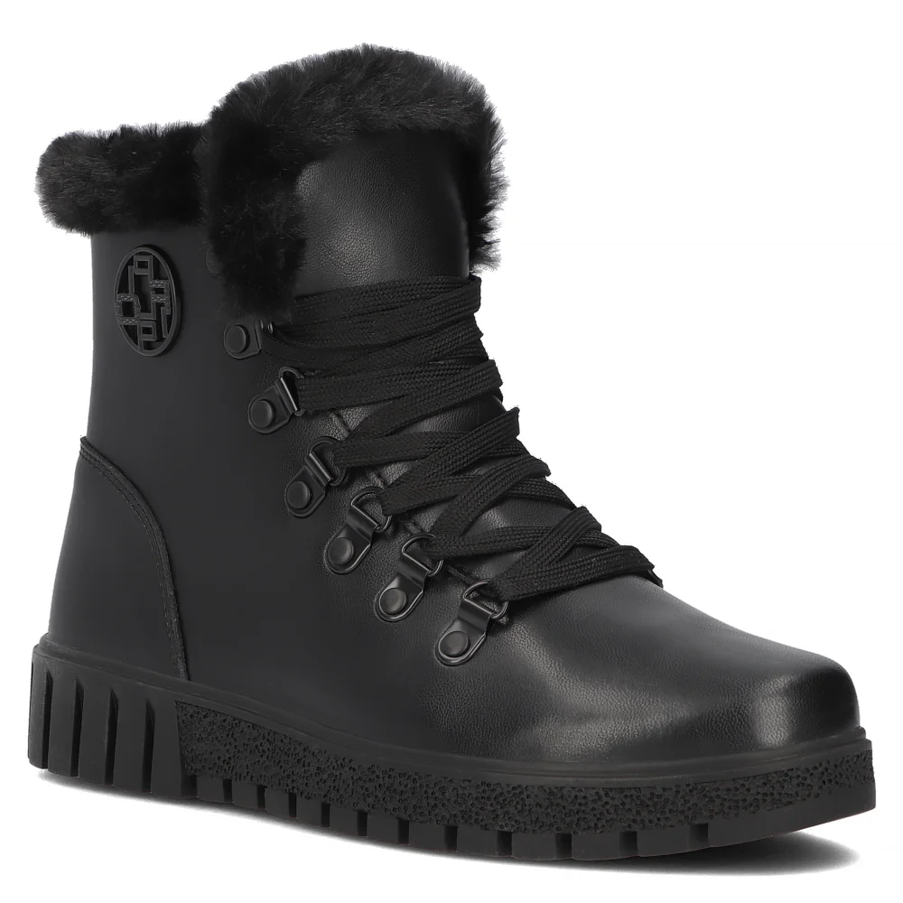 Filippo Ghete din piele naturala, confortabile si usoare, Negru