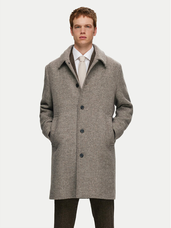 Palton de lână Selected Homme