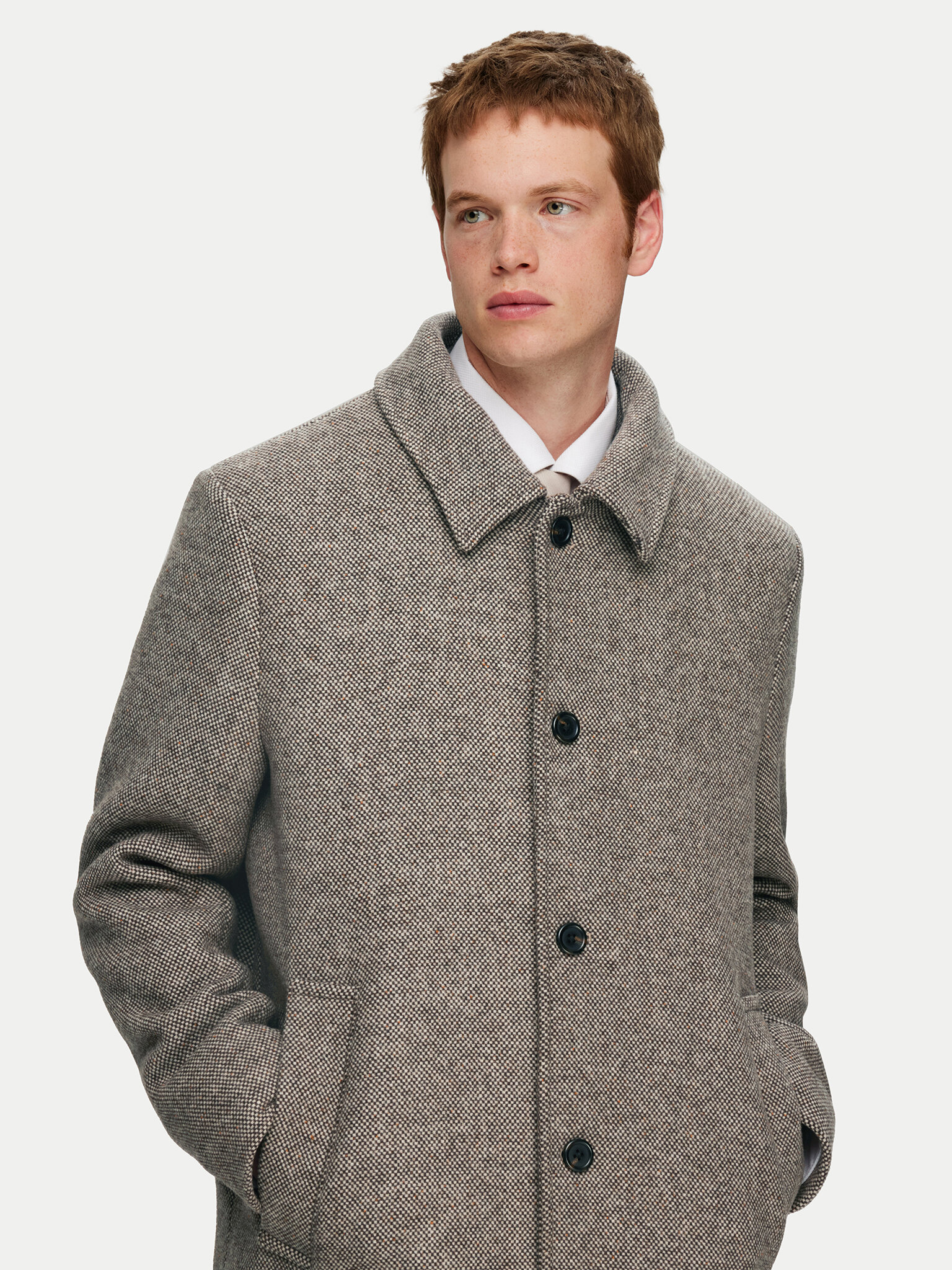 Palton de lână Selected Homme