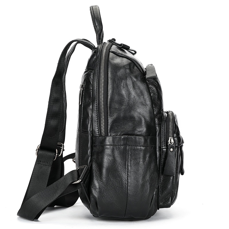 Rucsac dama JERMYN'S Cremona, piele naturala, negru