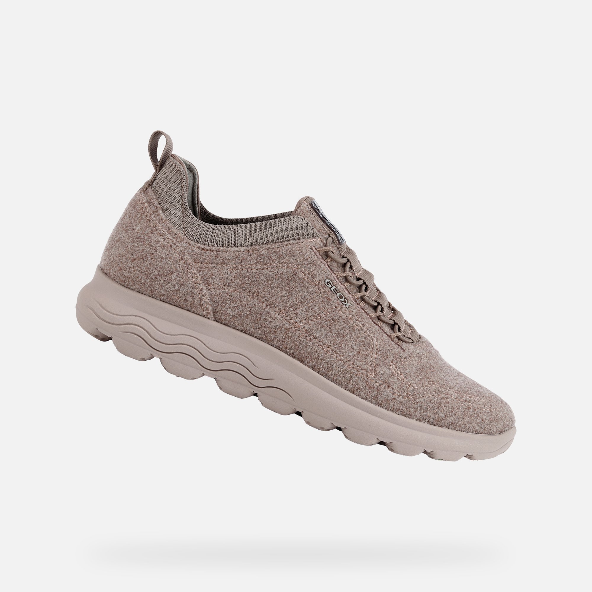 Beige women's sneakers Geox Spherica - Women's