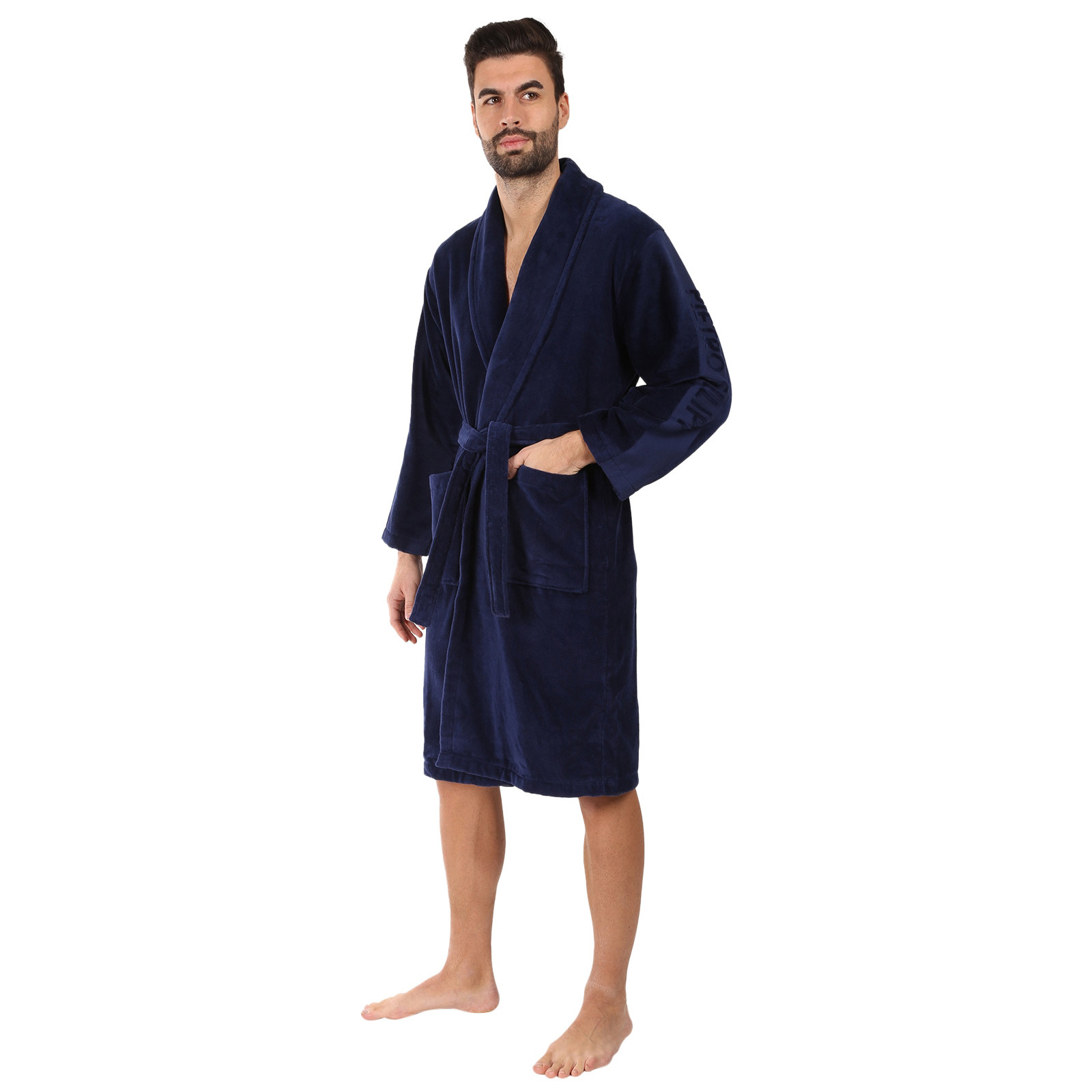 Halat de baie Pietro Filipi albastru (1Z001) M