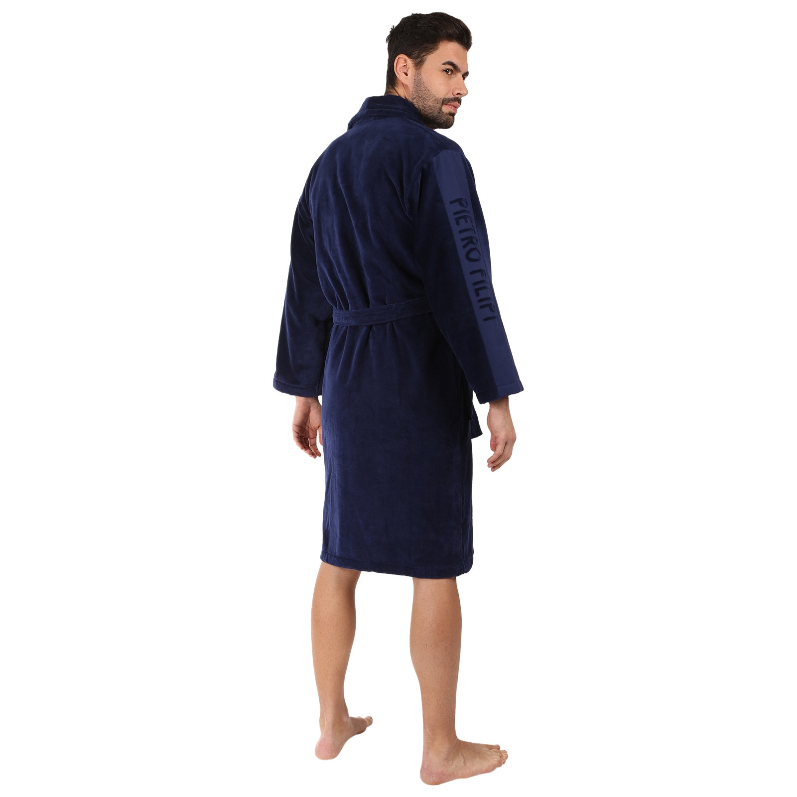 Halat de baie Pietro Filipi albastru (1Z001) M