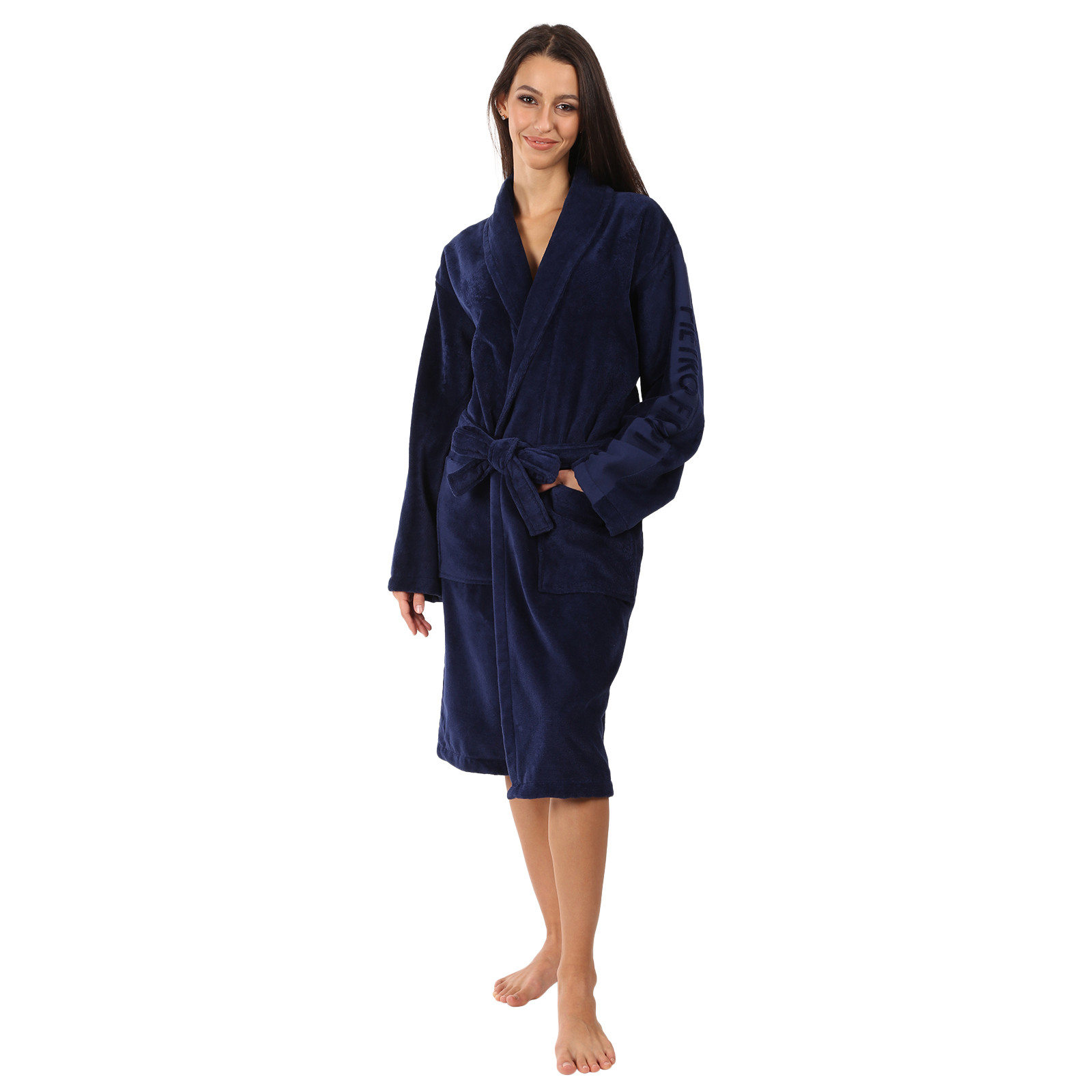 Halat de baie Pietro Filipi albastru (1Z001) M