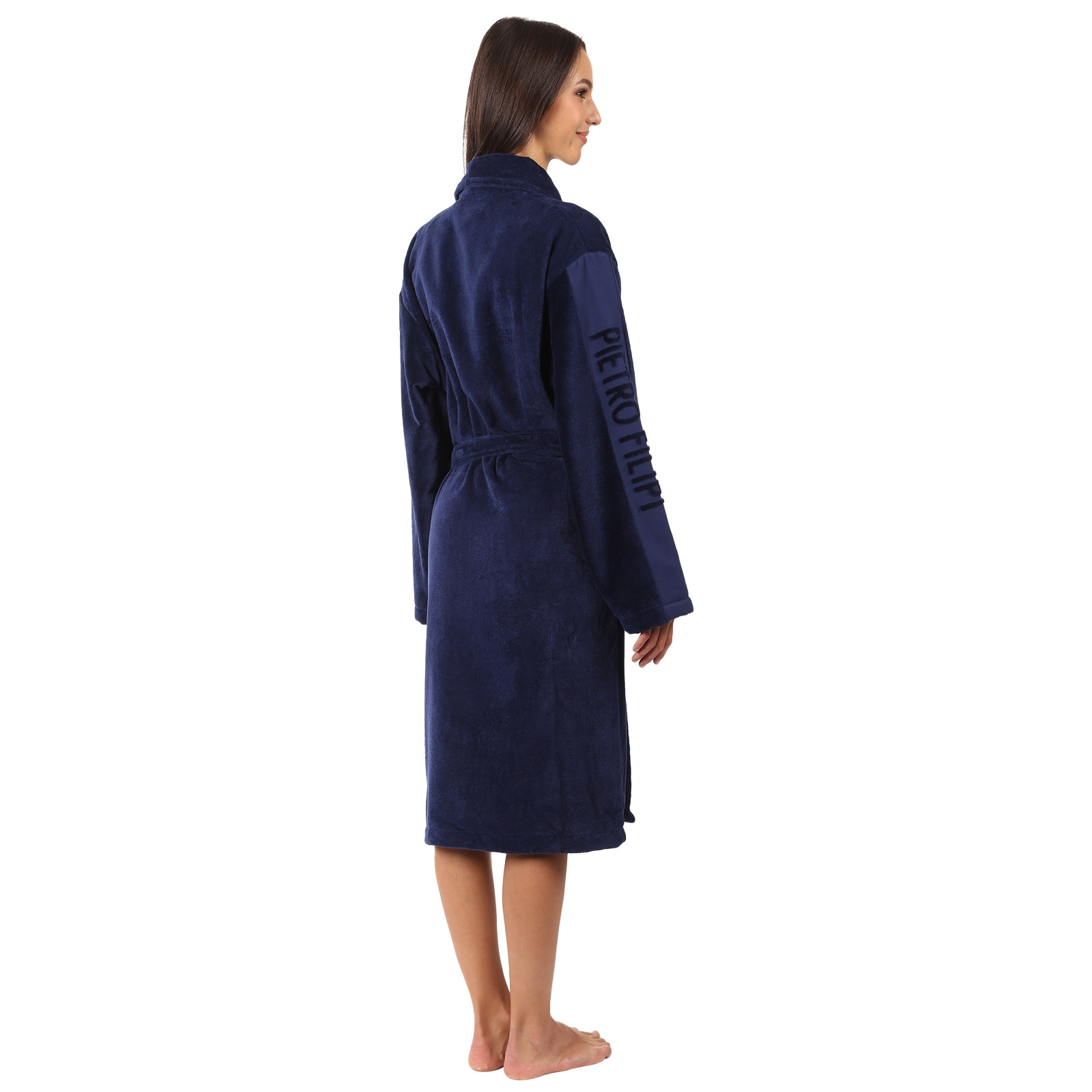 Halat de baie Pietro Filipi albastru (1Z001) M