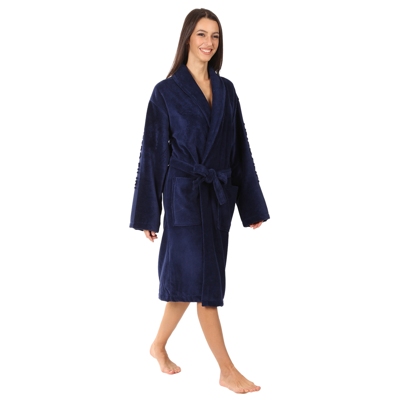 Halat de baie Pietro Filipi albastru (1Z001) M