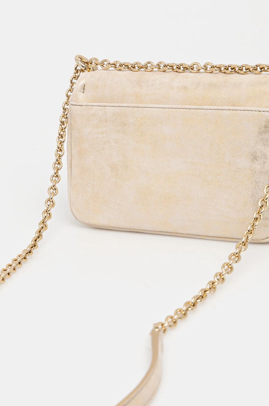 Furla geanta de mana din piele intoarsa