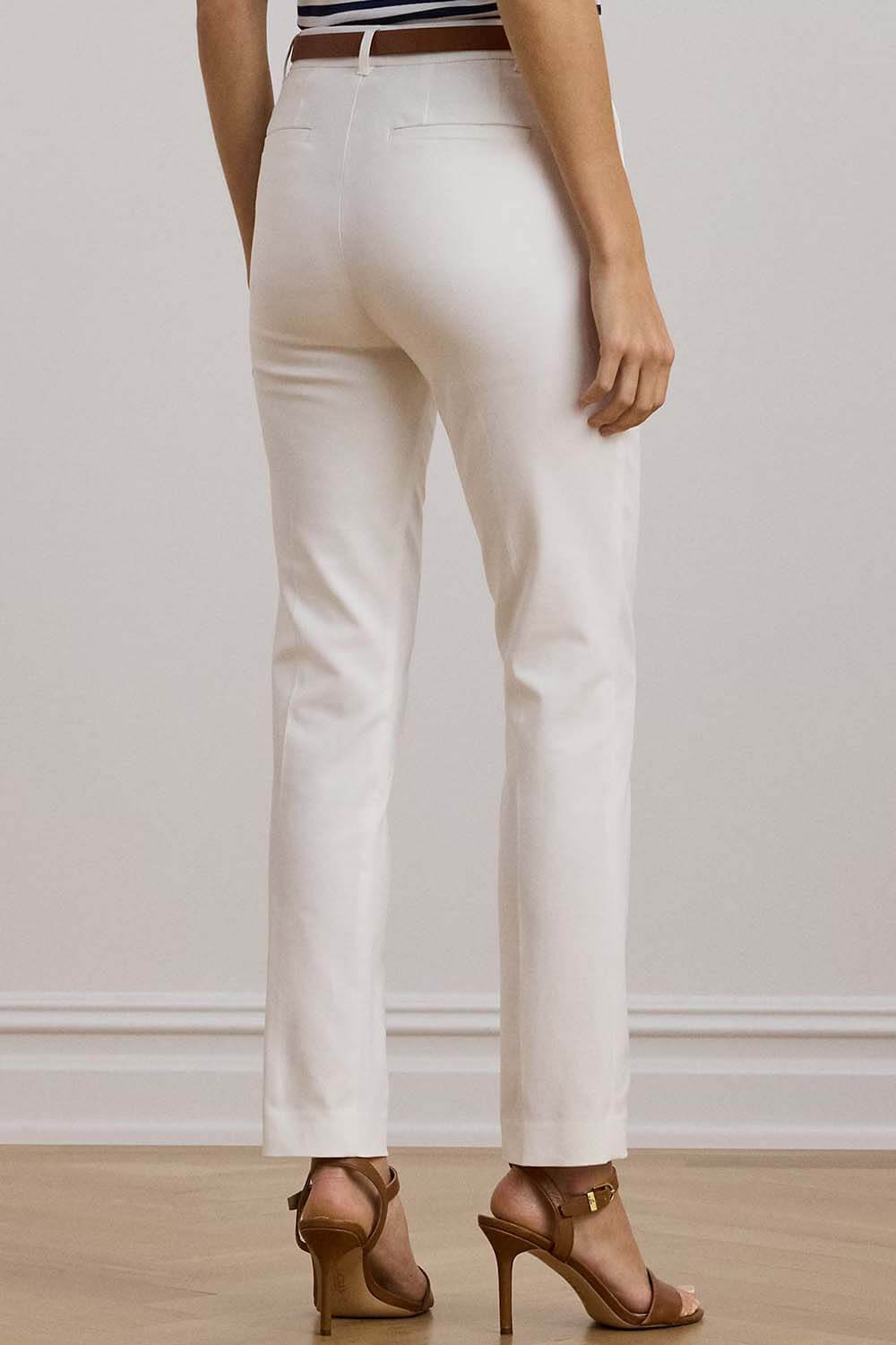 RALPH LAUREN Pantaloni Stretch Dbl Ctn 200811955005 100 white