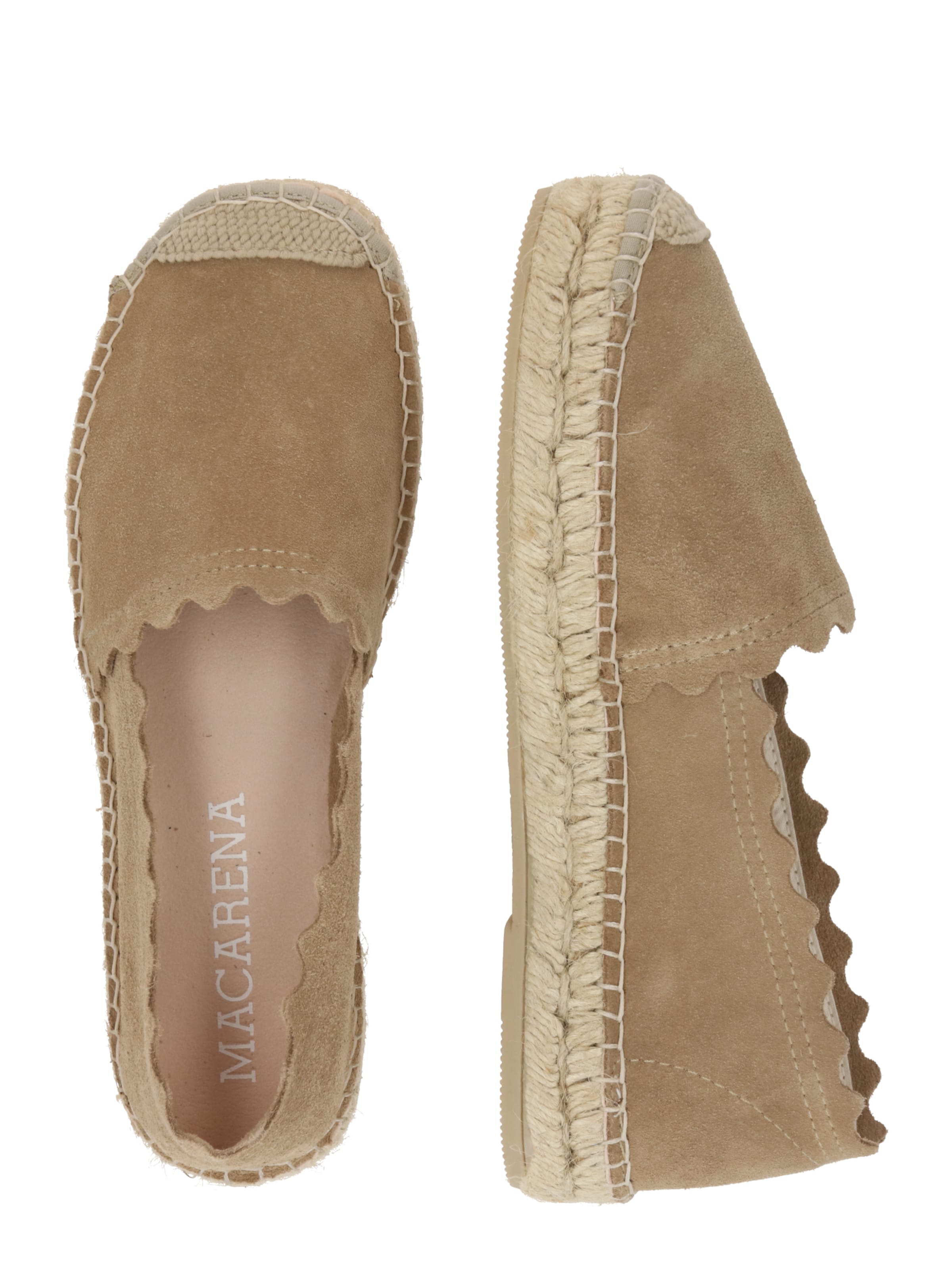 MACARENA Espadrile gri taupe